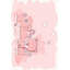 Tapis rose / blanc en coton Galewood-1039318838