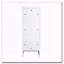 Armoire de rangement autoportante avec portes à fermeture douce