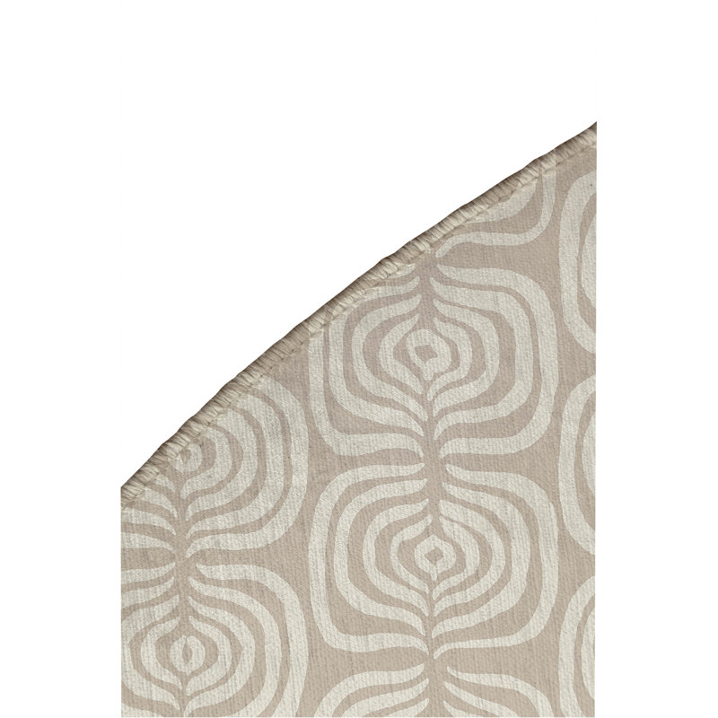 The Way Non-Slip Outdoor Rug, Round 5'