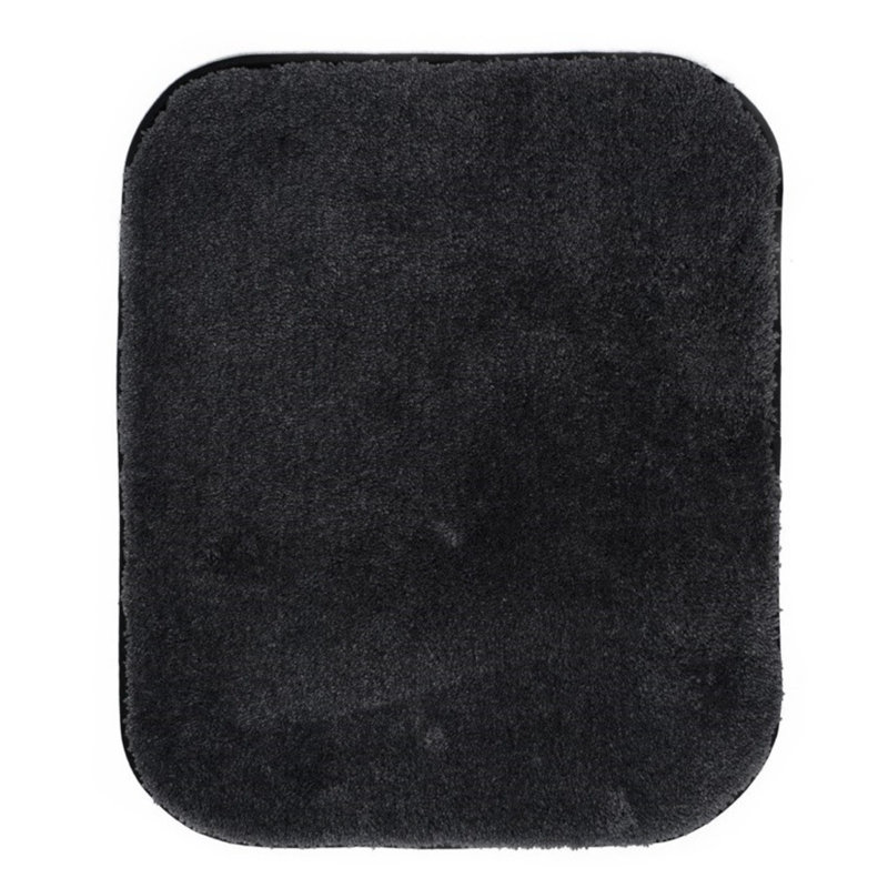 Tapis pour salle de bain Auna, Anthracite