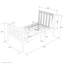 Skylar Cot Bed / Toddler (70 X 140cm) Standard Bed Frame-1909128253