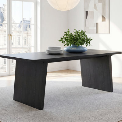 Fika 79-Inch Rectangular Wooden Dining Table