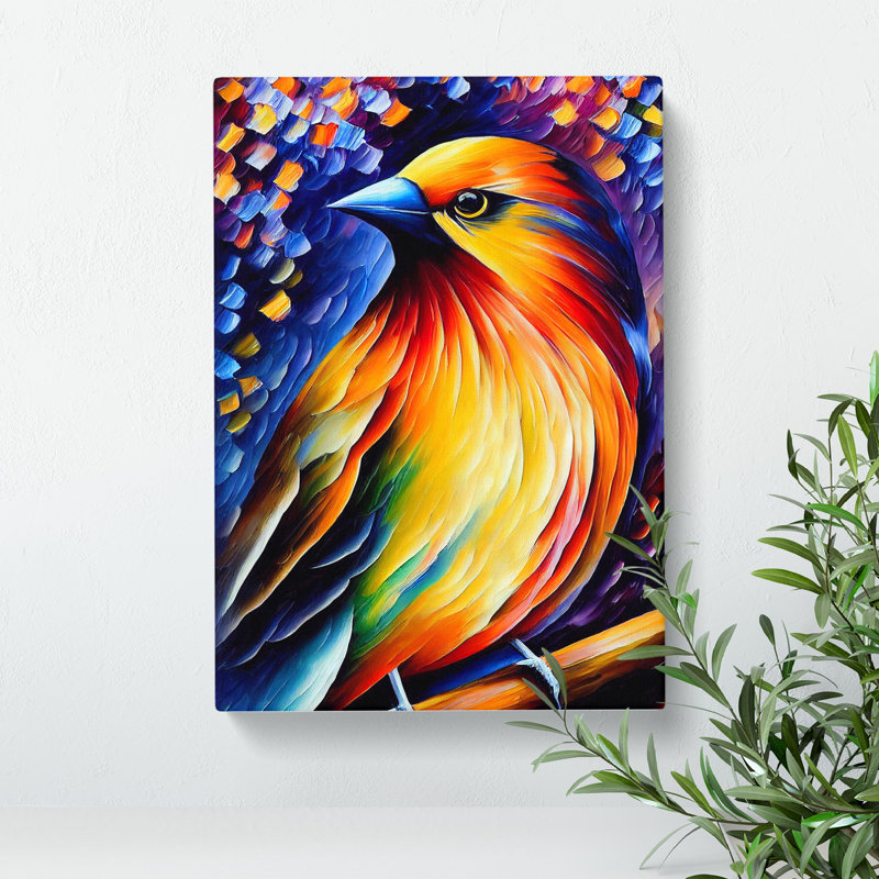 Beautiful Feathers No 3 - Wrapped Canvas Print, 60cm H x 40cm W x 3cm D