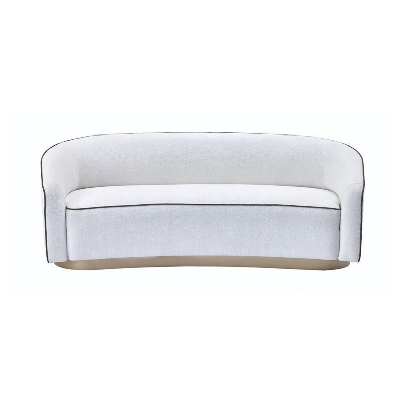 Hale Sofa, Plush Snow 100% Polyester