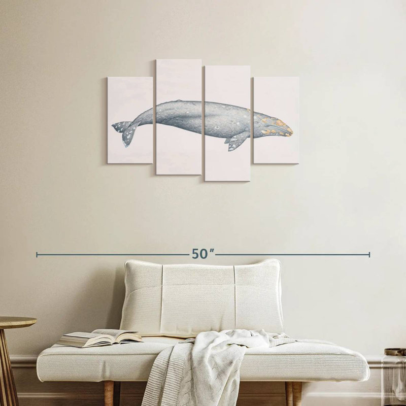 Brampt Gray Whale, 22" H x 36" W