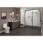 Confetti II™ 1" x 1" Beveled Glass Honeycomb Mosaic Wall & Floor Tile-53641125