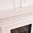 Beige Solid Wood Electric Fireplace-294976582