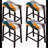 Bar Stool Cover Rectangle Set Of 4 Printed Stretch Counter Height Bar Stools Slipcovers Saddle Stool Slipcover Bench Seat Protector Backless Bar Stools Covers For Kitchen Counter