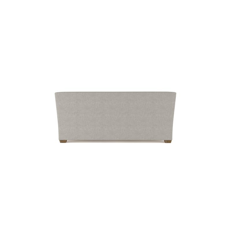 Rivington Flare Square Track-Arm Loveseat, Box Weave Linen Silver Streak, Weathered, 31" H x 72" W x 37" D