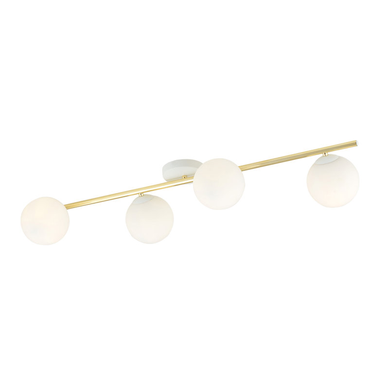 Woehler 4 - Light Dome Chandelier, White, White