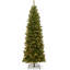The Holiday Aisle® North Valley Spruce Pencil Slim Tree with Clear Lights-1576193441