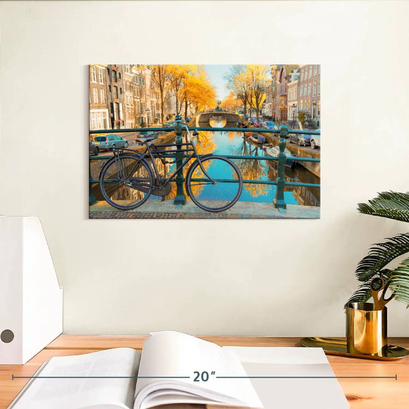Lilie Canal Bike Amsterdam, 8" H x 12" W