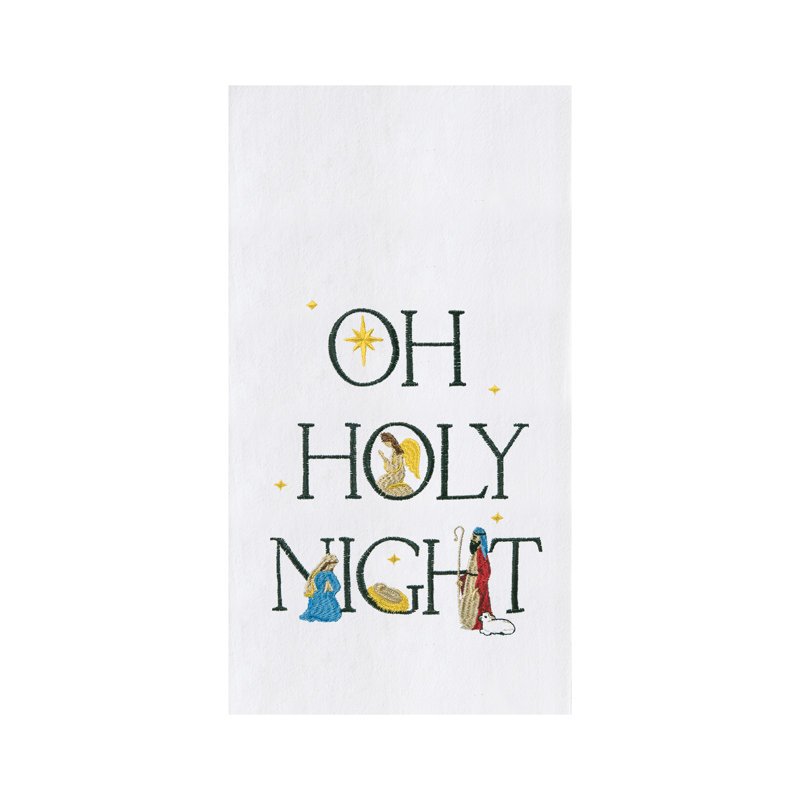 Oh Holy Night Flour Sack Kitchen Towel