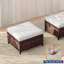 Ensemble 8 pièces de canapés de patio avec table de foyer 45 po, osier en rotin PE pour terrasse, patio et cour-668375237-668375238