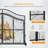 Yosaira Cabinet Iron Fireplace Screen