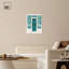 "Absolument Sarcelle" sur toile, impressions rétro par Everly Quinn-144223349-134922796