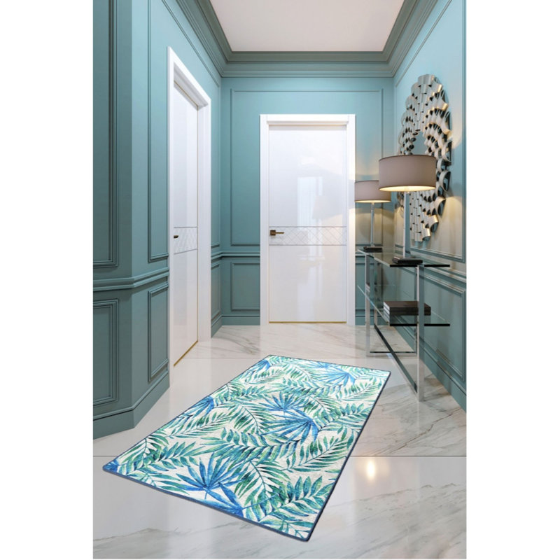 Premium Machine Washable Carpet, 4.6 x 6.2 ft, 100% Polyester, 0.2 in Pile Height | Antibacterial & Non-Slip Underside | Durable with 700 g/m² | Easy Care, Ideal for Living Room & Bedroom Décor