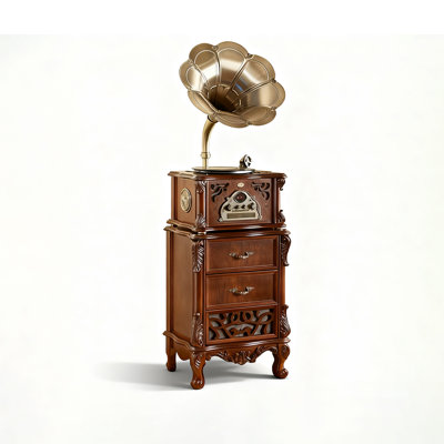 Oak Americana Vintage Gramophone - Multi-Function Turntable