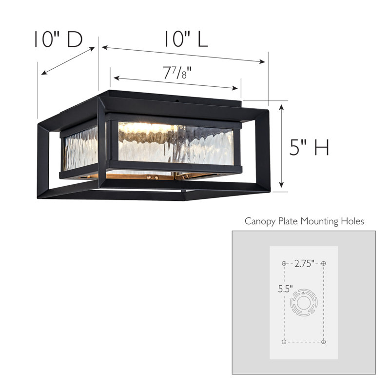 LED Outdoor Flush Mount