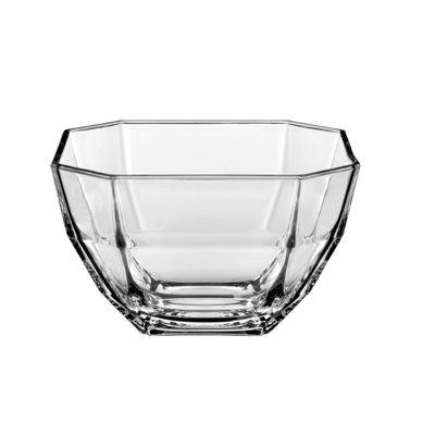 Grannis High-Quality Glass Octagon Dessert Bowl