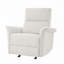 Fauteuil inclinable manuel en cuir synthétique