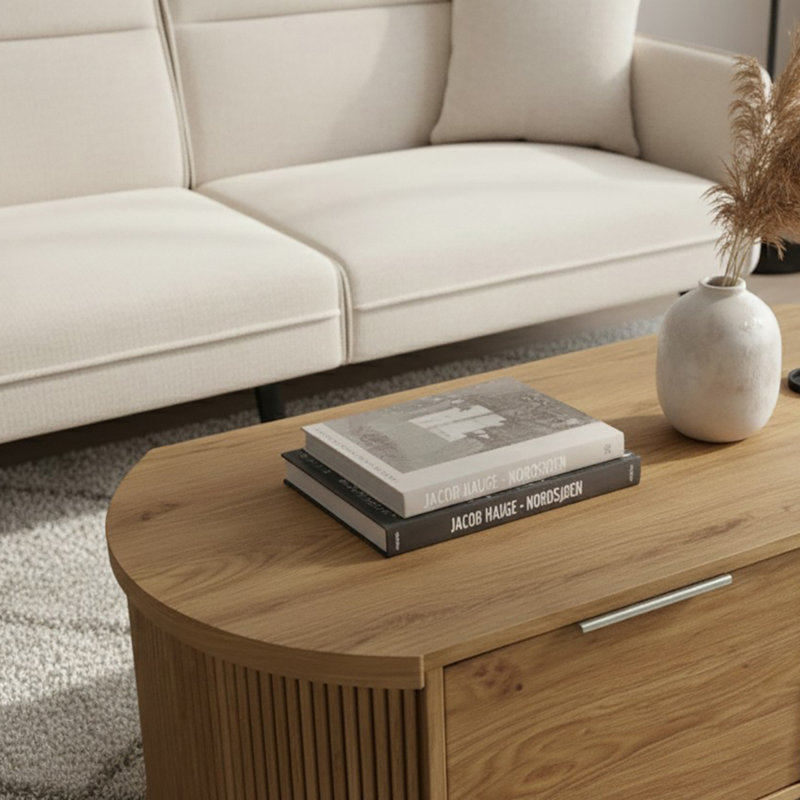 Frame Coffee Table with Storage