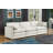 145" U Shape Sectional Sofa Cloud Couch With Removable Ottomans-1956164677