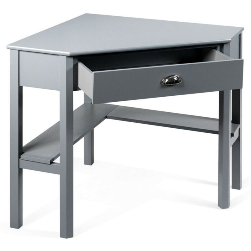 Aust Corner Computer Desk, Gray