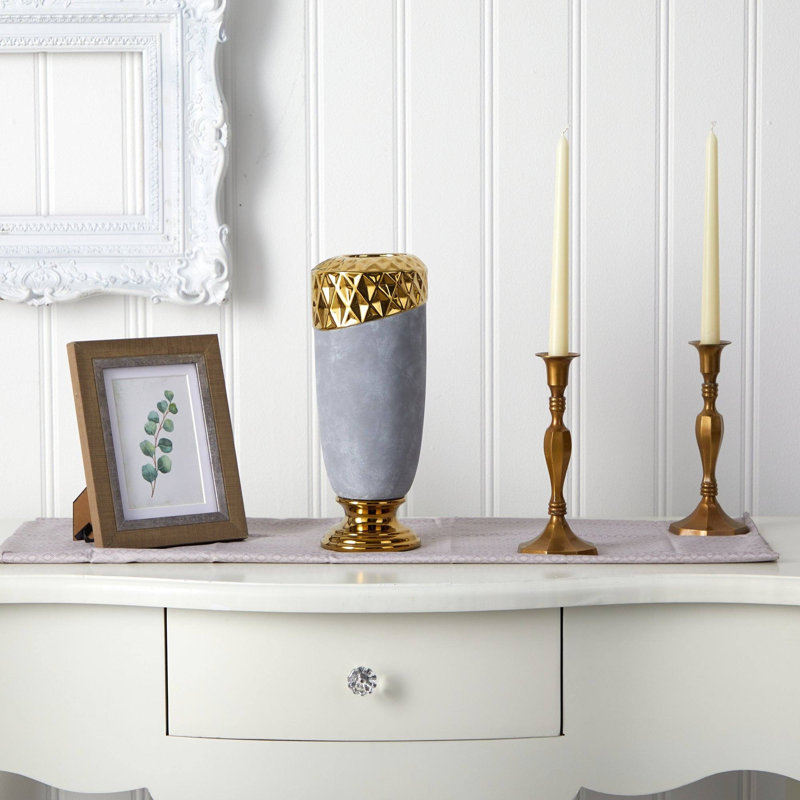 Vase de table en céramique Arum