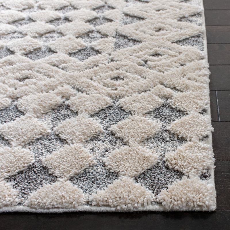 Tapis à motif géométrique Belleville, Rectangle 2 pi 6 po x 3 pi 9 po