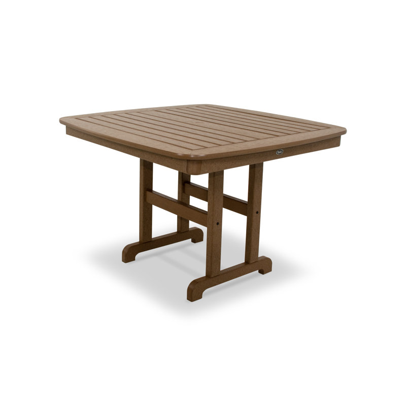 TREX Outdoors Yacht Club Dining Table, 37", Brown