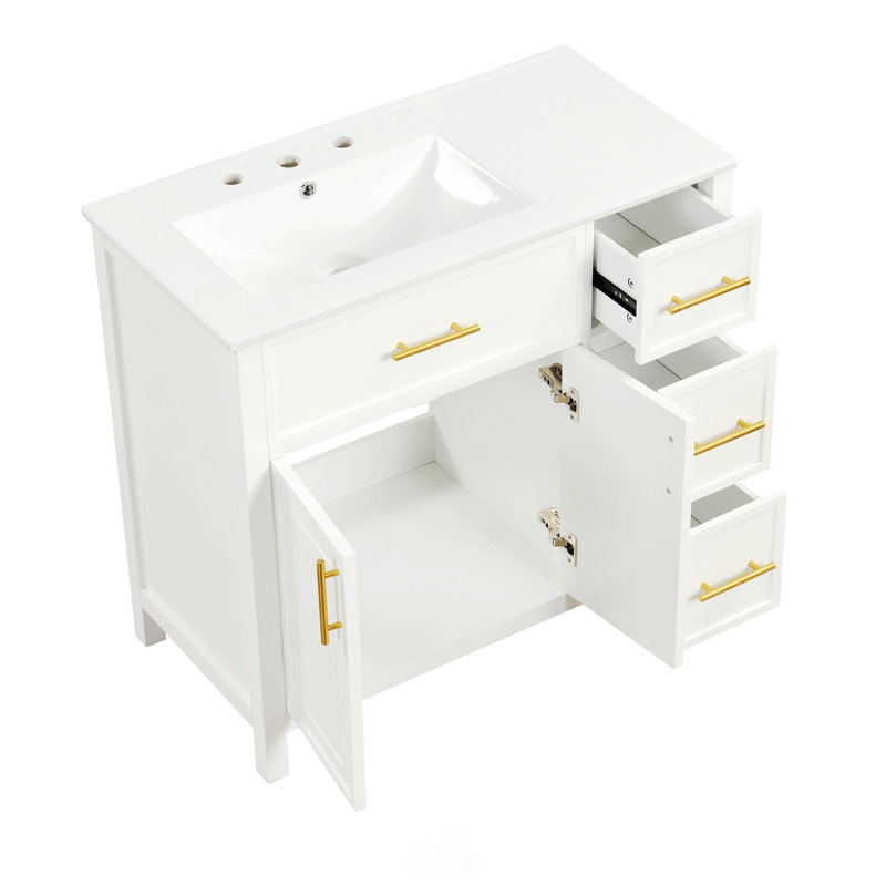 Meuble-lavabo 36 po avec comptoir d'évier