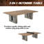 Table de ping-pong d'extérieur de 9 pi