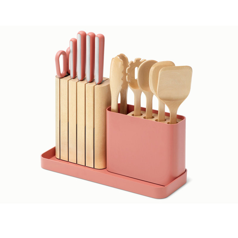 Caraway Ensemble de 14 couteaux et ustensiles 14 pièces, Perracotta