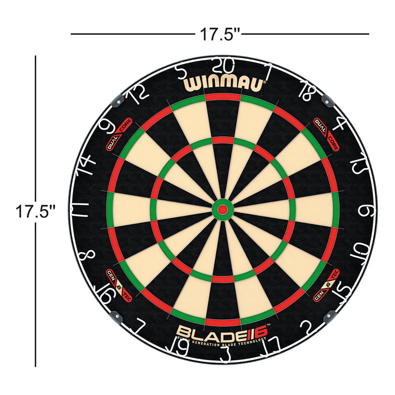 Winmau Blade 6 Bristle Dual Core Dartboard