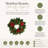 Jaylem Handcrafted Faux Magnolia 26'' Wreath