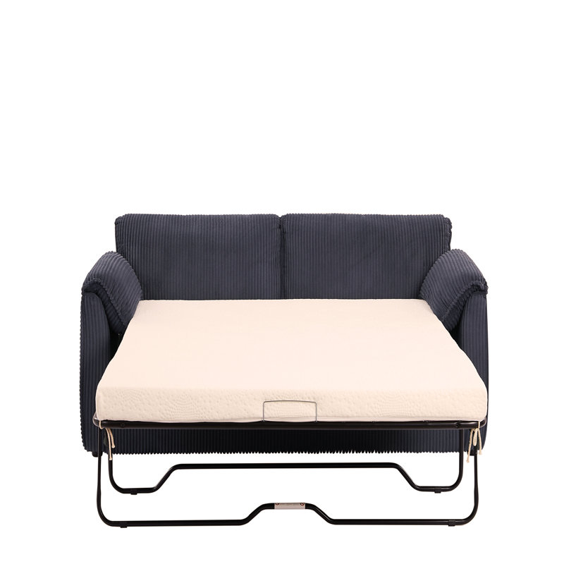Modern Fabric 3 seater Sofa Couch with Pullout Bed