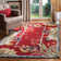 Tapis floral en laine crocheté à la main Kinchen