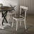 Stathelle Cross Back Side Chair in Antique White