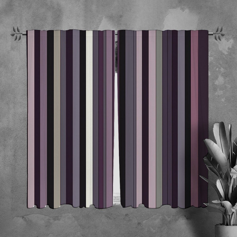 Teag Room Darkening Curtain Pair, 20" W x 61" L