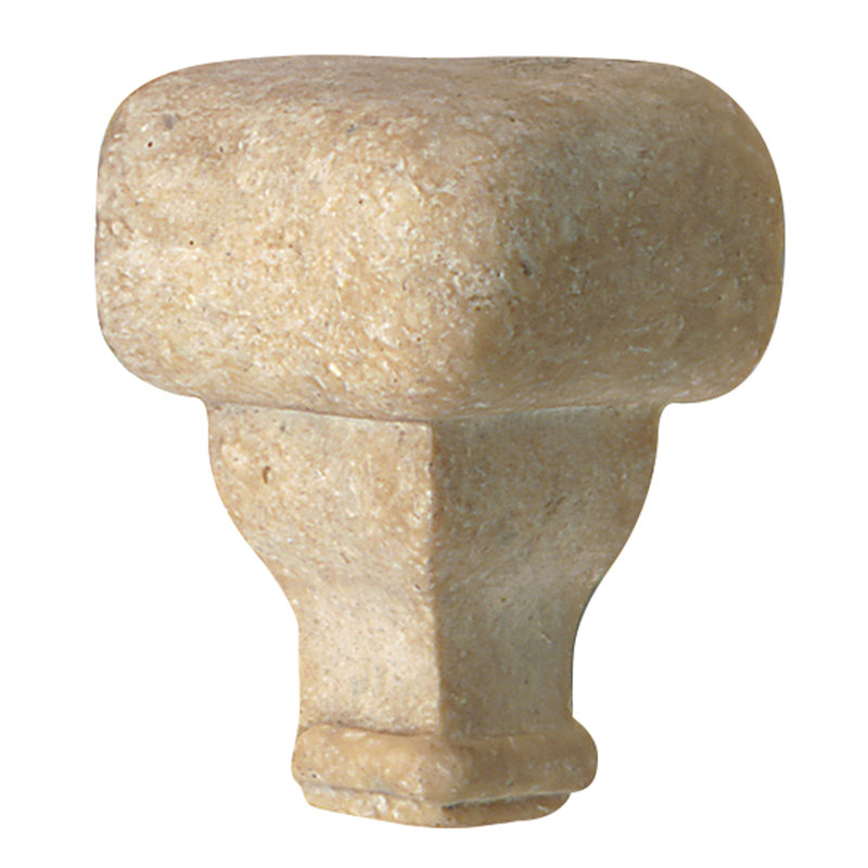 Classic Moderne 2.3" x 2" Porcelain Specialty Trim, Crème