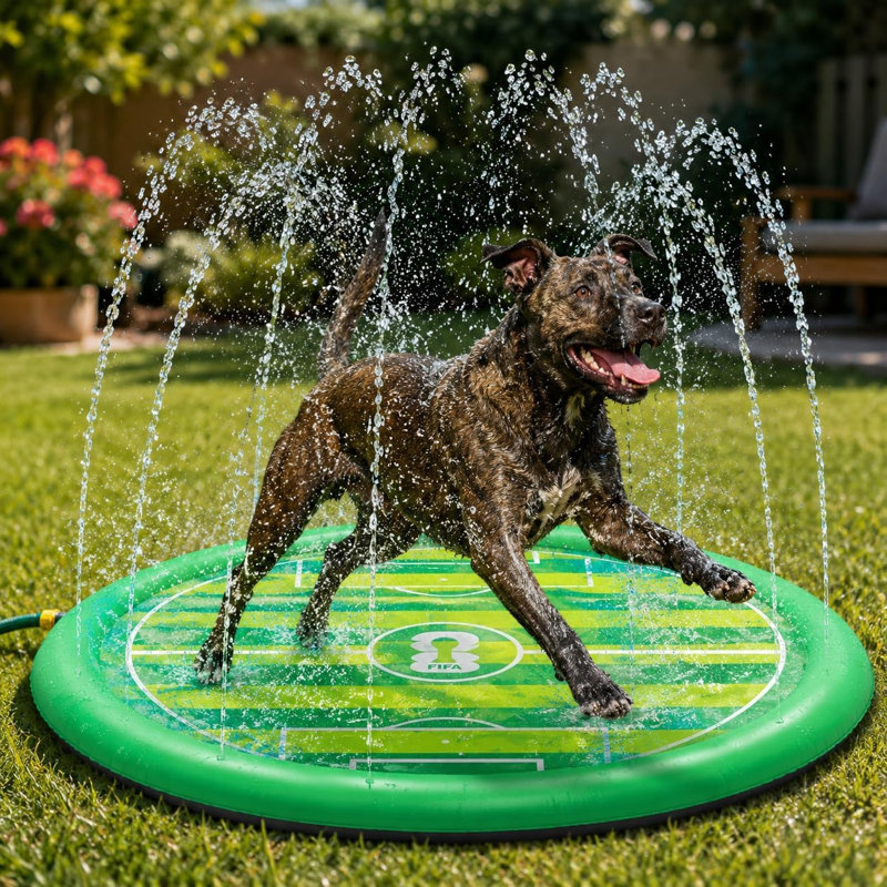 Tapis officiel de la Coupe du Monde de la Fifa 2026 - Aqua, 3.28' x 0.04"