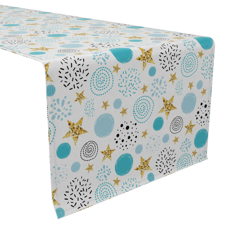 Rectangular Cotton Twill Table Runner, 90" L x  16" W