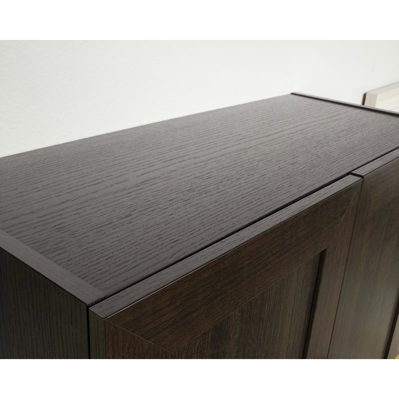 Armoire suspendue Franziska - blanc, Brun