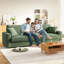 4 Seater Corduroy Sofa-1194665177