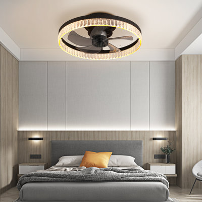 Ventilateur de plafond moderne, ventilateurs avec lumières, ventilateur de lustre avec télécommande