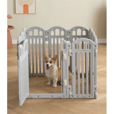 31.49'' H Panel Plastic Exercise Pen