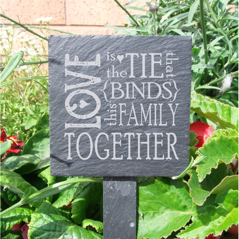 Nolanville Stone Plants & Flowers Garden Sign