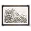 Mountain Landscape by Bada Shanren - Picture Frame Painting Print-55617512-55617513