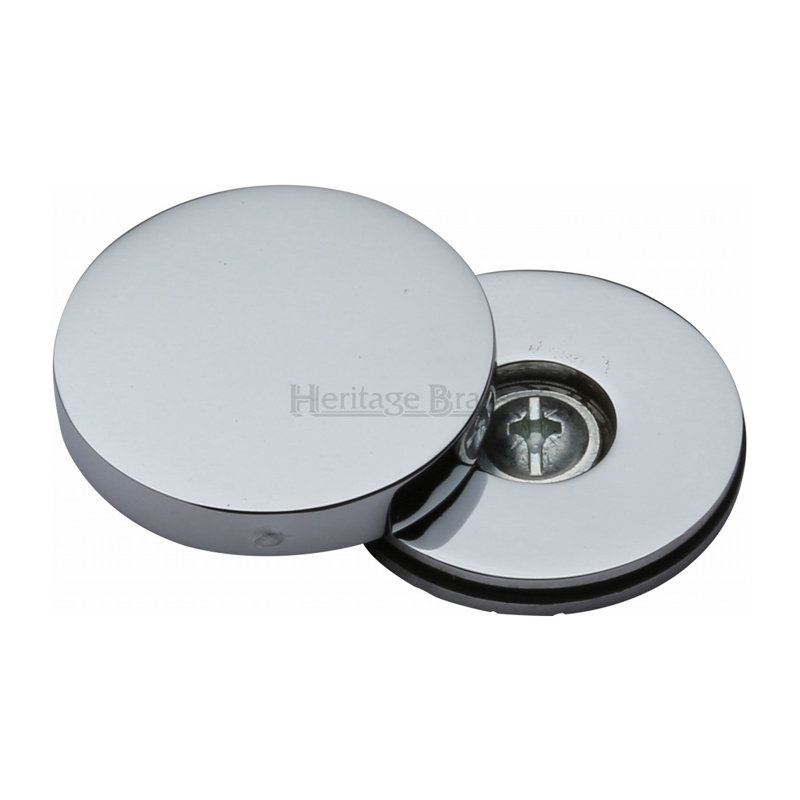 Heritage Brass Heritage Bolt Cover to conceal metal fasteners, Polished Brass